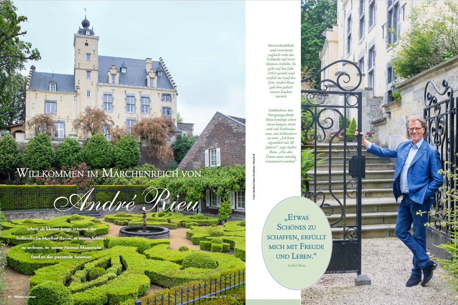 Fotoreportage bei André Rieu