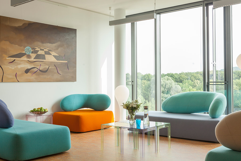 Medizin Fotografie - Empfangshalle in der Beta Klinik.