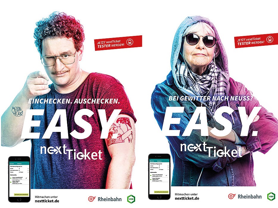 Werbekampagne in den Kölner Fotodom Studios